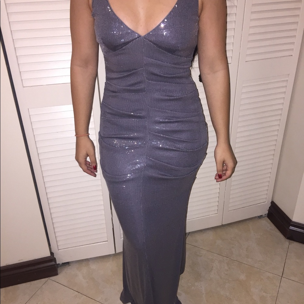 Nicole miller sequin gown